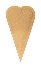 BISCOTTI A CUORE PER GELATO PZ.200